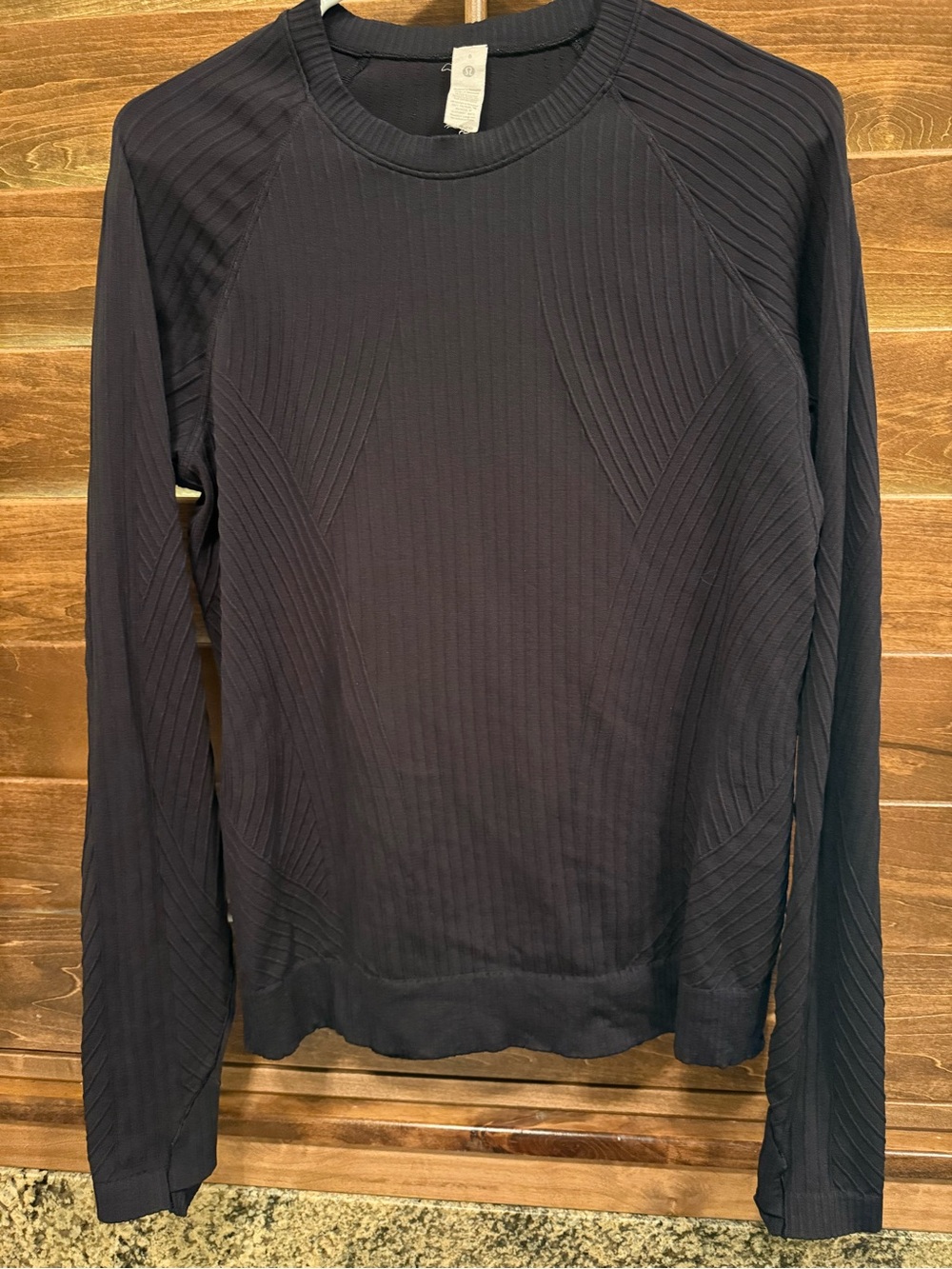 lululemon athletica Long Sleeve Ribbed Crew Tee - black